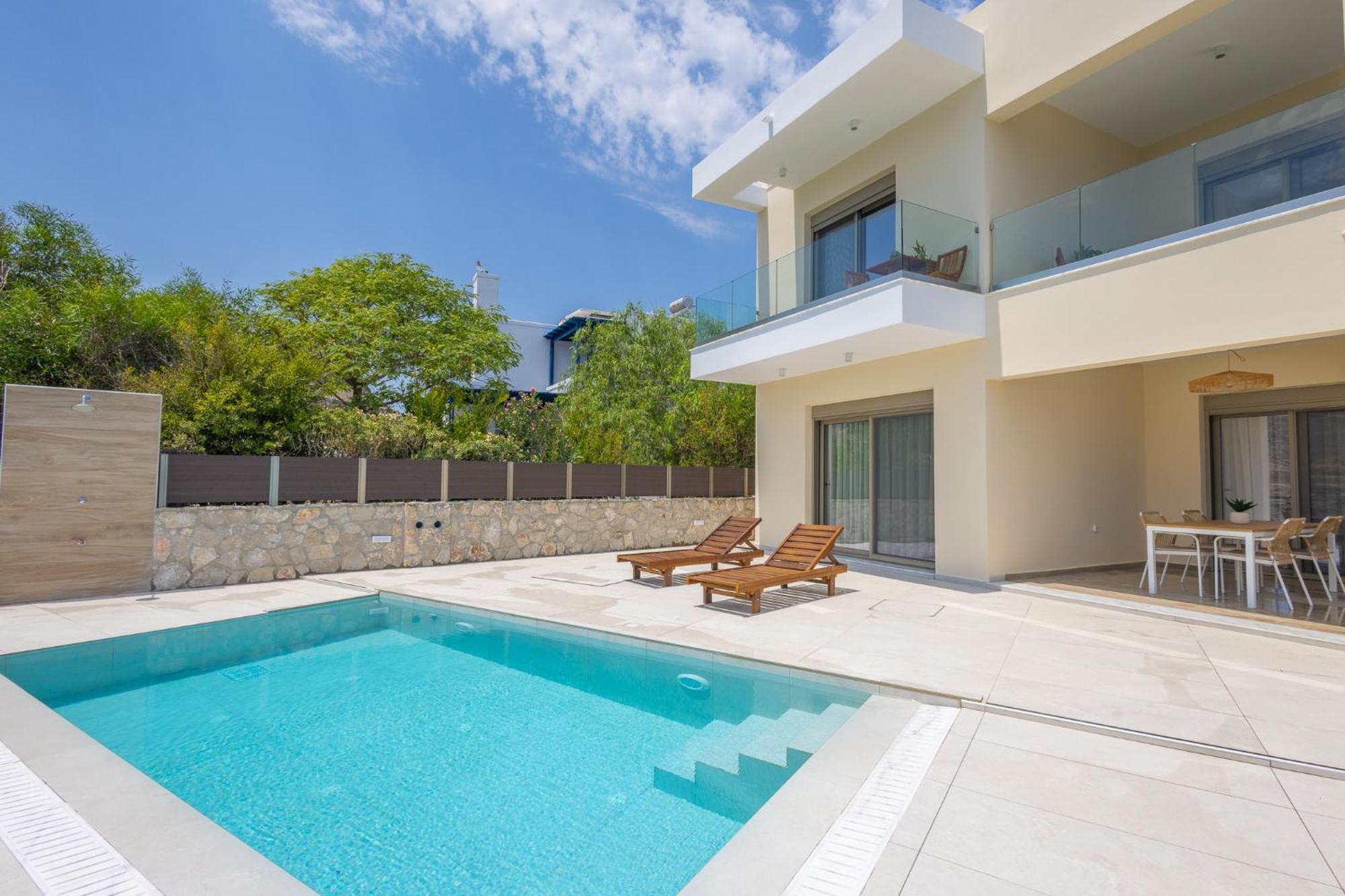 Villa Pava-Sea View Brand New 2024 Villa Arhángelosz Kültér fotó